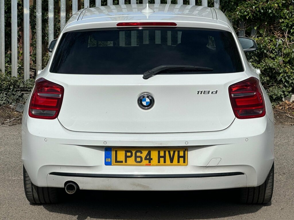 BMW 1 Series 2.0 118D Sport Euro 5 Ss LP64HVH White #5