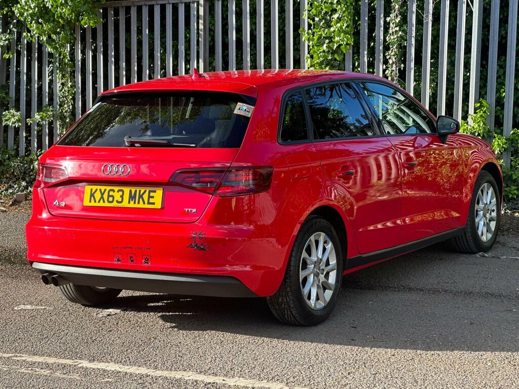 Audi A3 2.0 Tdi Se Sportback S Tronic Euro 5 Ss KX63MKE Red #6