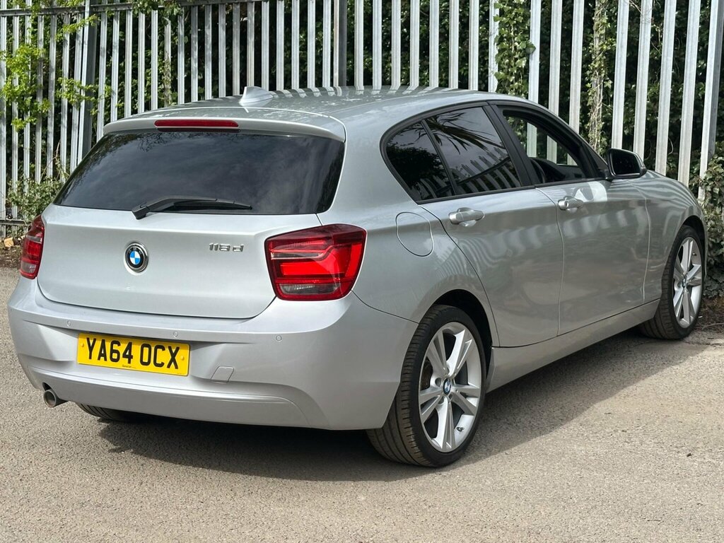 BMW 1 Series 2.0 118D Sport Euro 5 Ss YA64OCX Silver #4