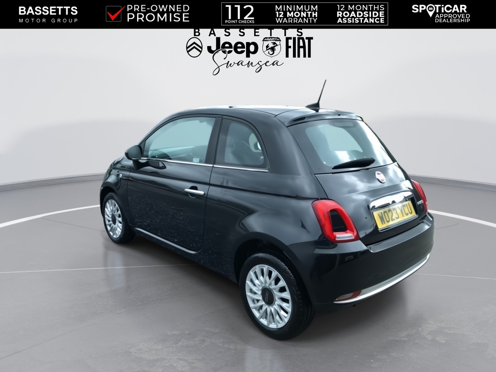 Fiat 500 Standard Black #6
