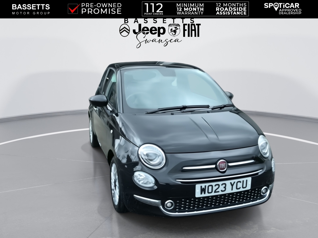 Fiat 500 Standard Black #2