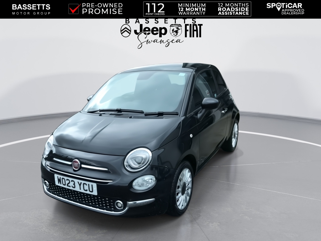 Fiat 500 Standard Black #3