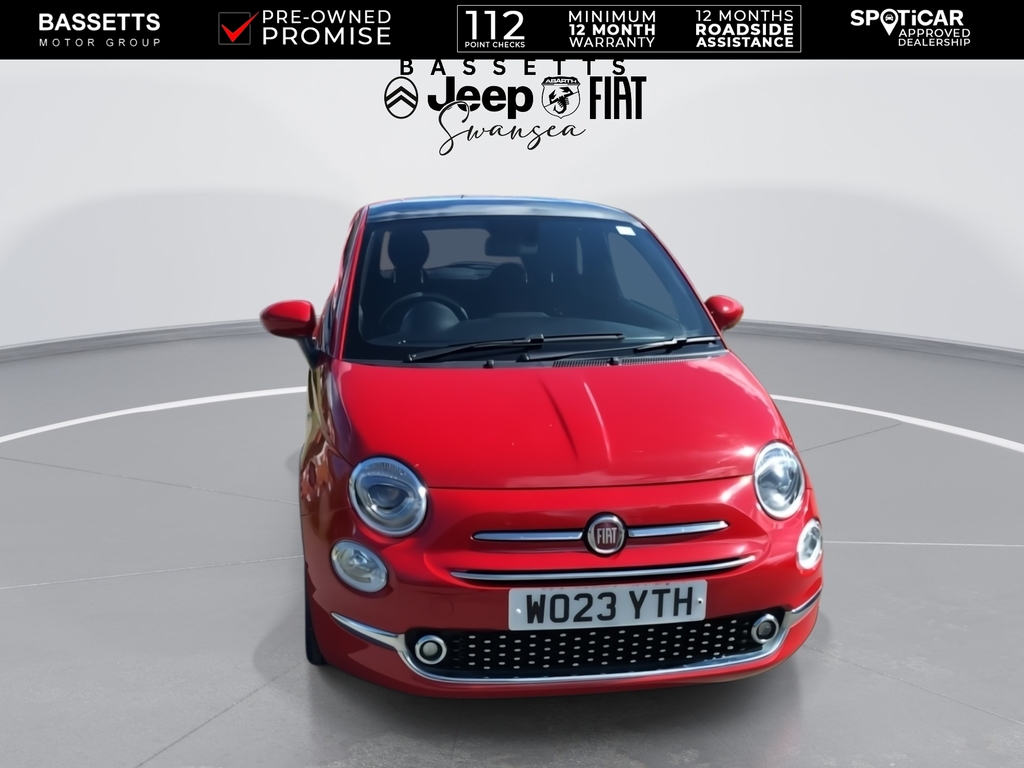 Fiat 500 Standard Red #2