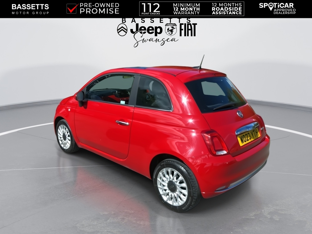 Fiat 500 Standard Red #5