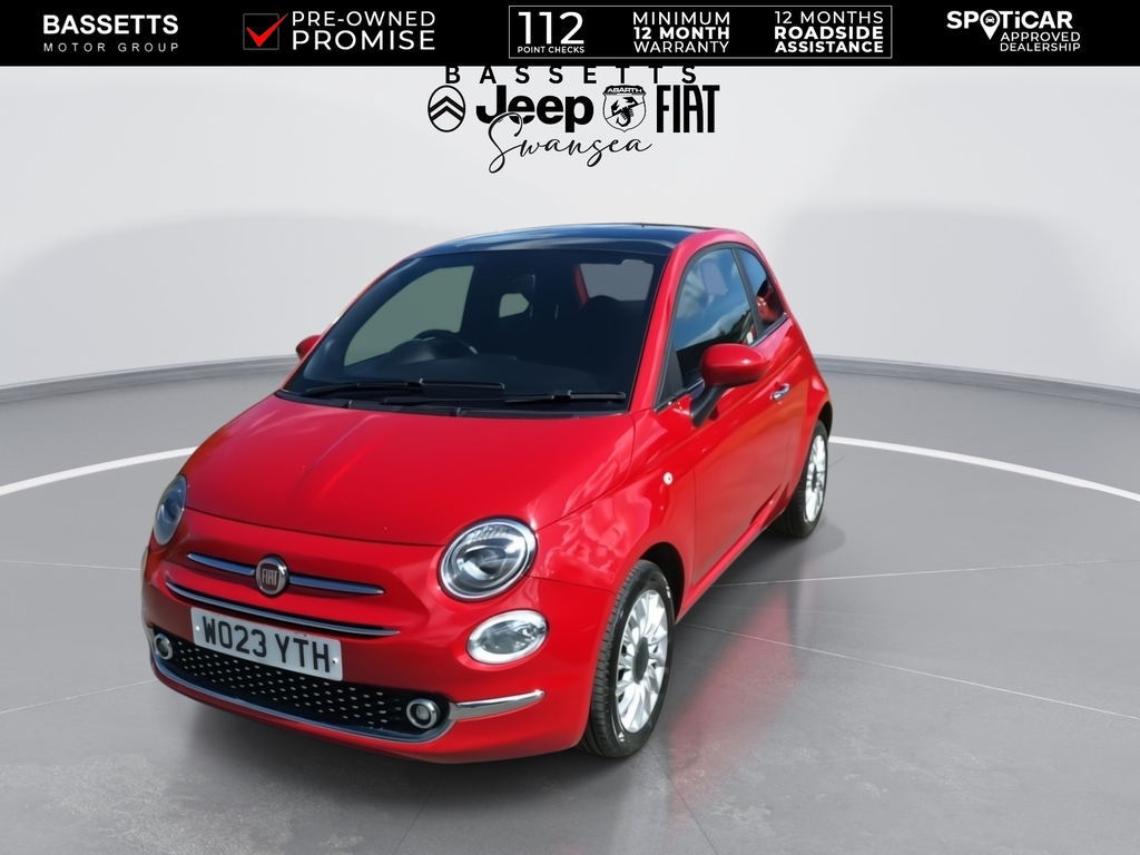 Fiat 500 Standard Red #3