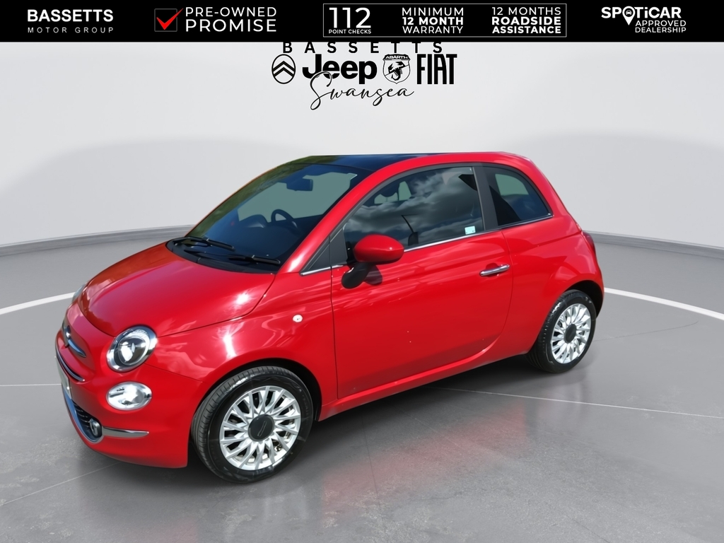 Fiat 500 Standard Red #4