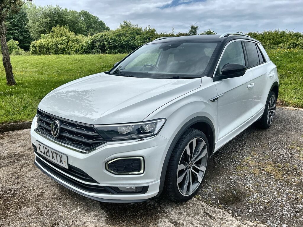 Volkswagen T-Roc R-line Tsi Evo Dsg CJ21XTX White #3