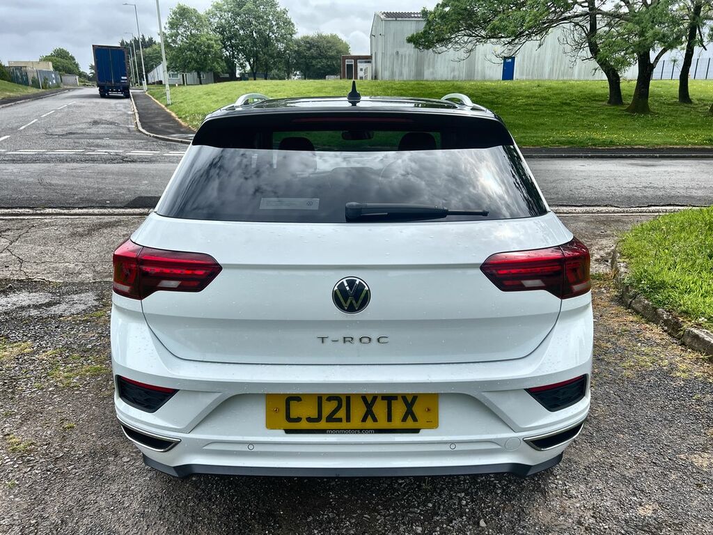 Volkswagen T-Roc R-line Tsi Evo Dsg CJ21XTX White #6