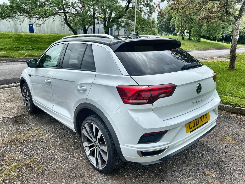 Volkswagen T-Roc R-line Tsi Evo Dsg CJ21XTX White #5