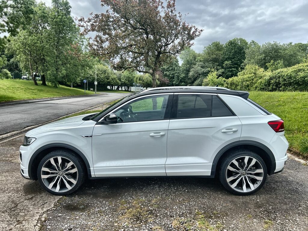 Volkswagen T-Roc R-line Tsi Evo Dsg CJ21XTX White #4