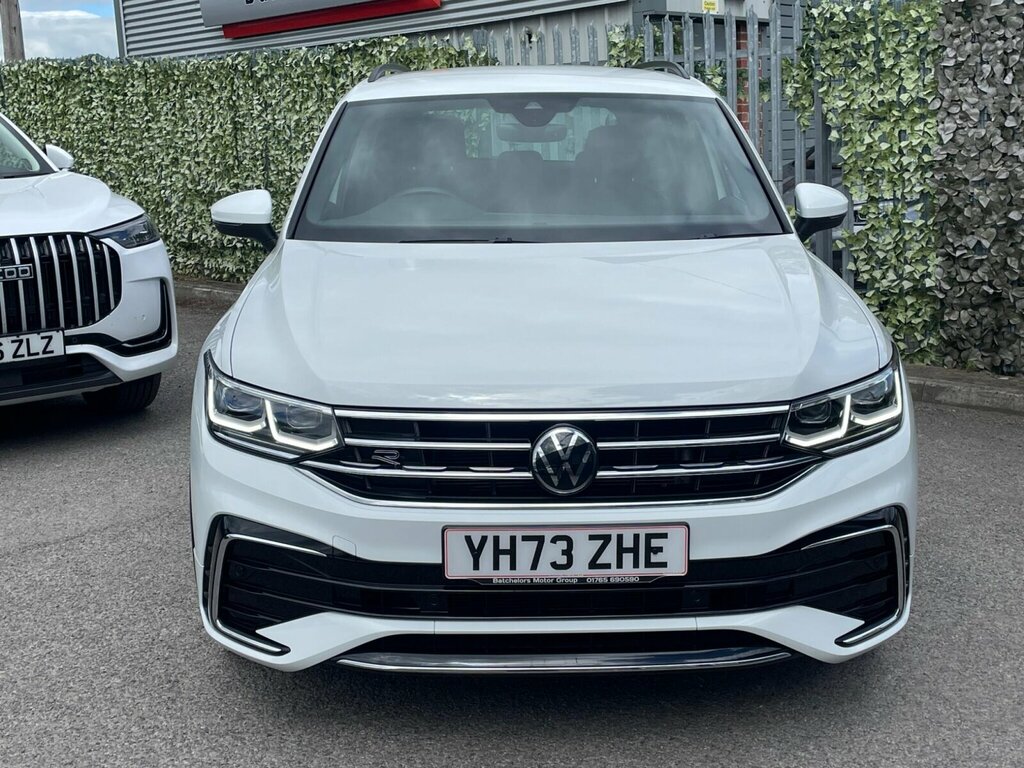 Volkswagen Tiguan 2.0 Tdi R-line Dsg Euro 6 Ss YH73ZHE White #2
