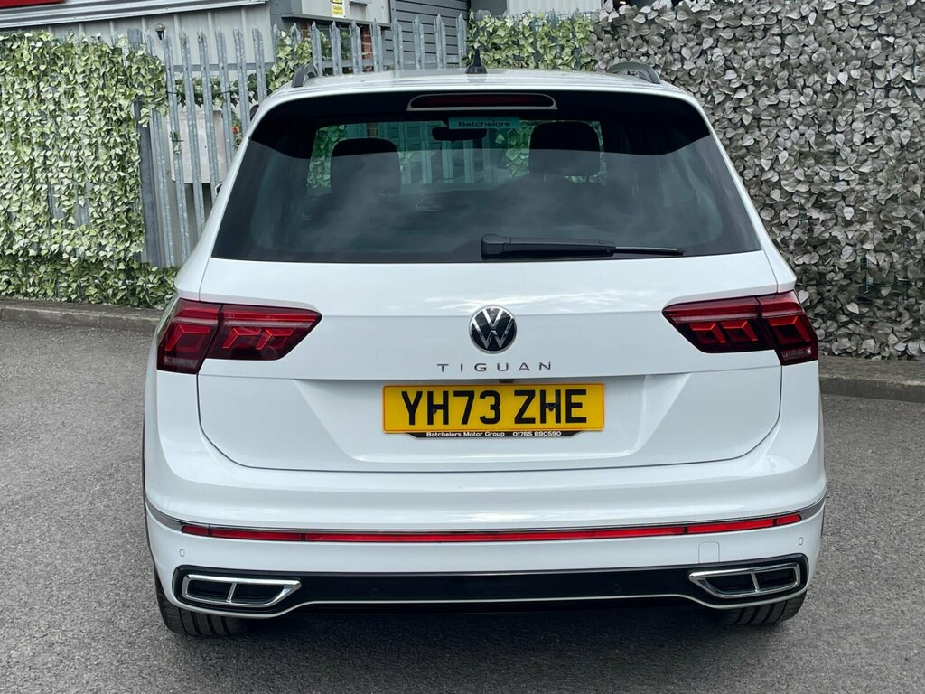 Volkswagen Tiguan 2.0 Tdi R-line Dsg Euro 6 Ss YH73ZHE White #4