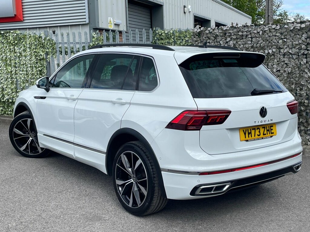 Volkswagen Tiguan 2.0 Tdi R-line Dsg Euro 6 Ss YH73ZHE White #3