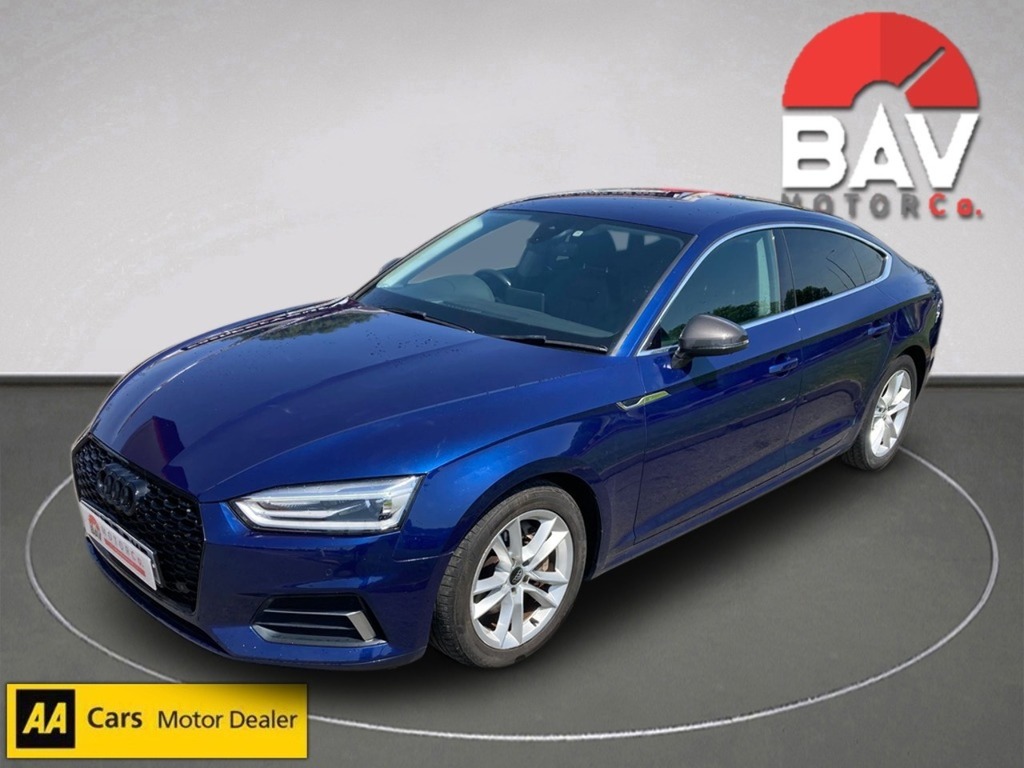 Audi A5 Tdi Ultra Sport WM67PKE Blue #6