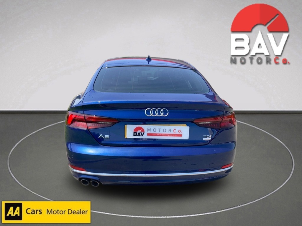 Audi A5 Tdi Ultra Sport WM67PKE Blue #4