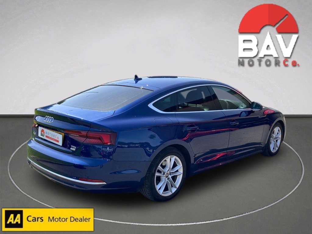 Audi A5 Tdi Ultra Sport WM67PKE Blue #3