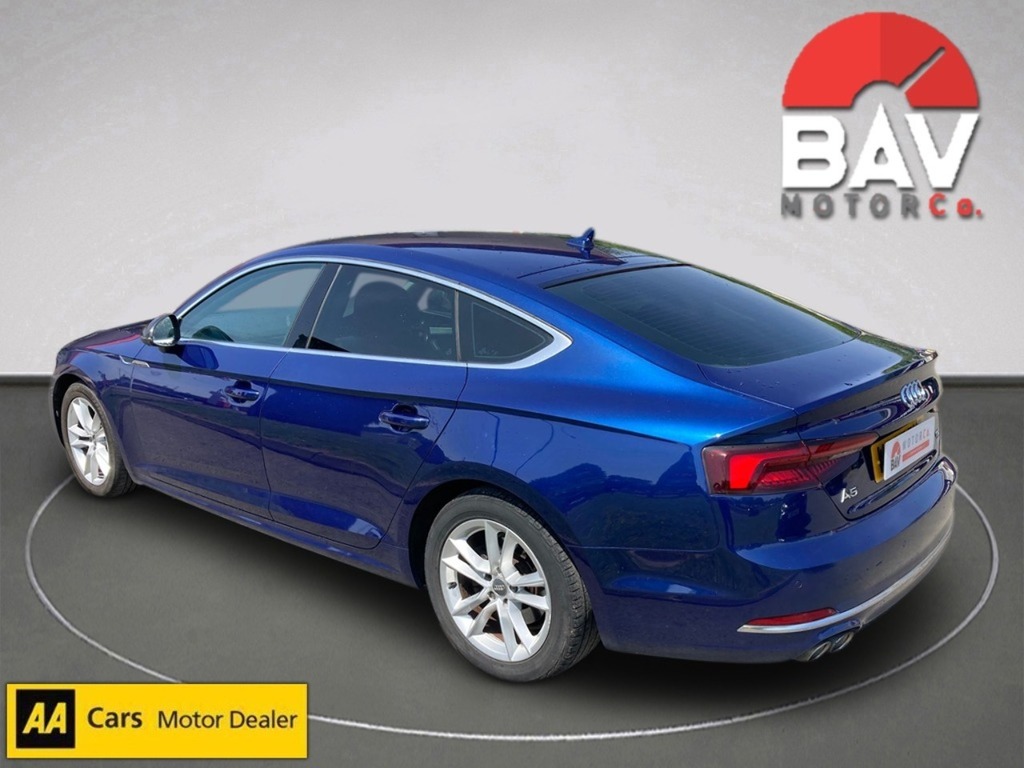 Audi A5 Tdi Ultra Sport WM67PKE Blue #5
