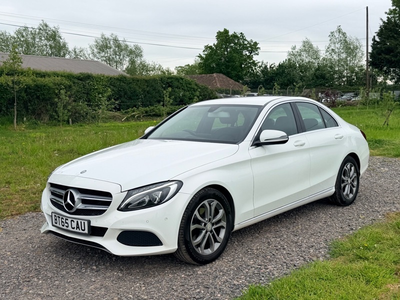 Mercedes-Benz C Class 2.1 C220d Sport Saloon BT65CAU White #3