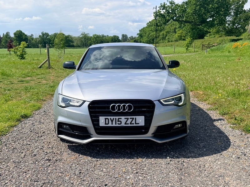 Audi A5 3.0 Tdi V6 Black Silver #2