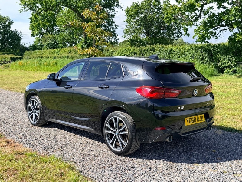 BMW X2 2.0 20D M Sport YG68RJD Black #4