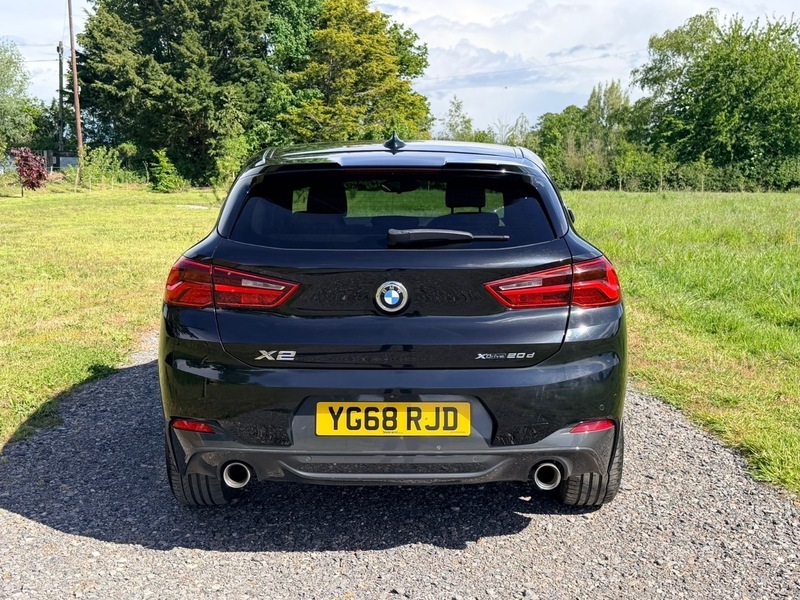 BMW X2 2.0 20D M Sport YG68RJD Black #5