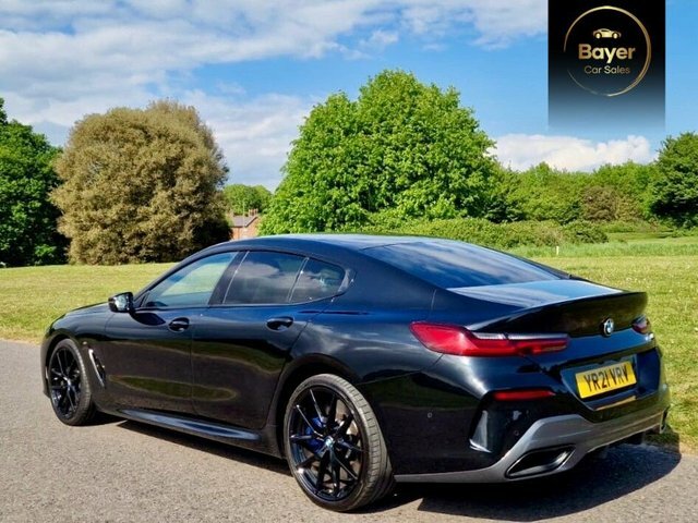 BMW 8 Series Gran Coupe 840I M Sport Saloon YR21VRV Black #5