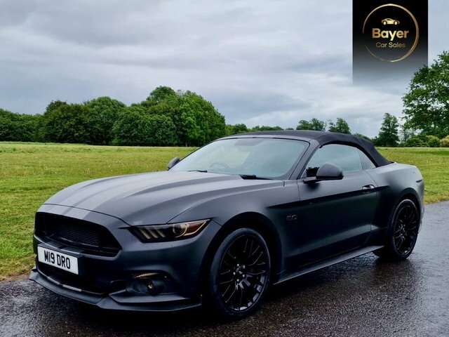 Ford Mustang V8 Gt Convertible Black #3
