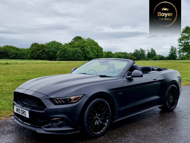 Ford Mustang V8 Gt Convertible Black #2