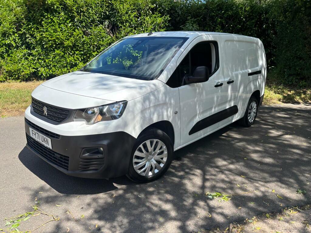 Peugeot Partner 1.5 Bluehdi 950 Professional Long Panel Van Lwb Eu FY71UKN White #4