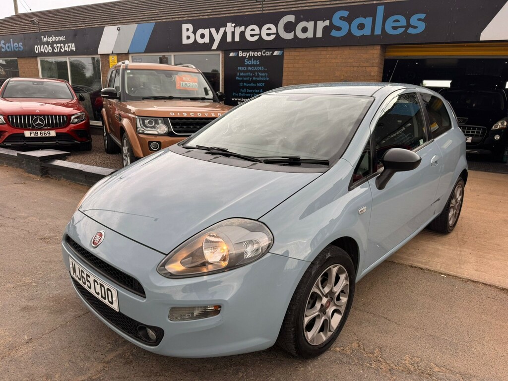 Fiat Punto Hatchback 1.2 Punto 3-Door 1.2 8V 69Hp Easy 2015 Blue