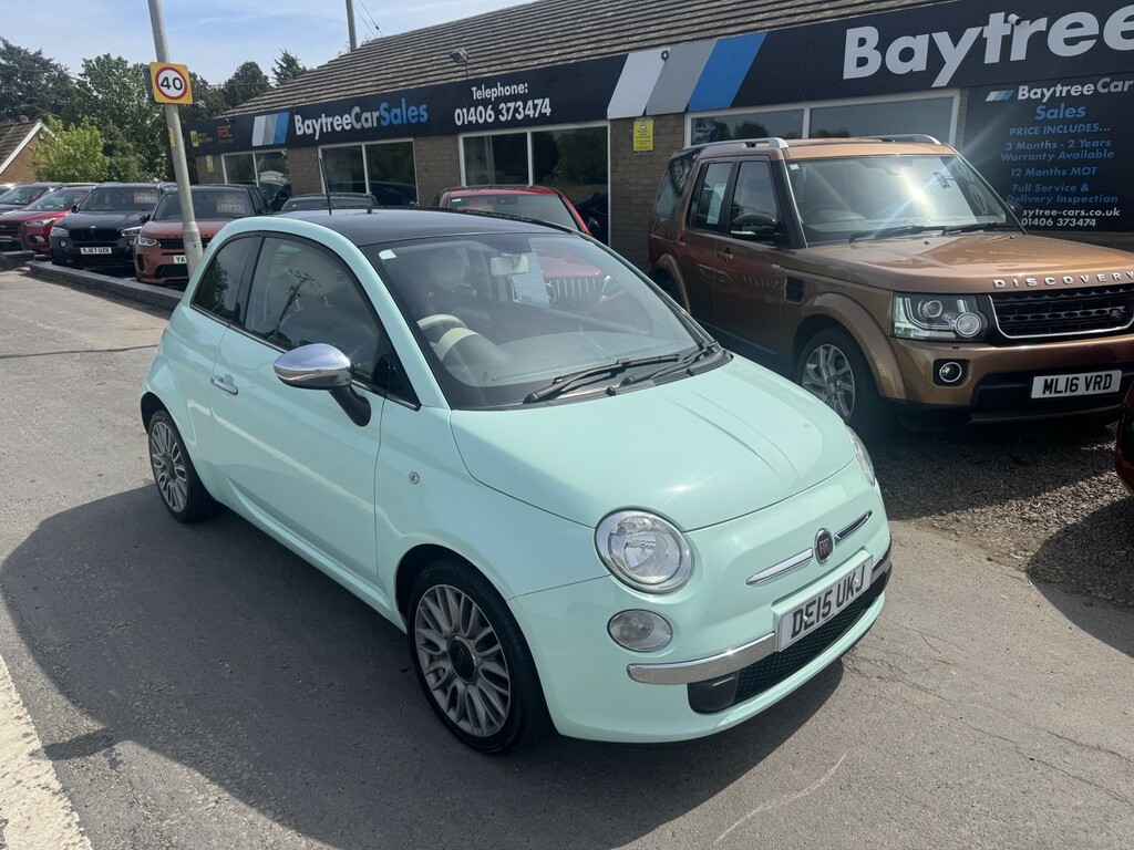 Fiat 500 Hatchback 1.2 500 1.2 69Hp Cult 2015 DE15UKJ Green #2