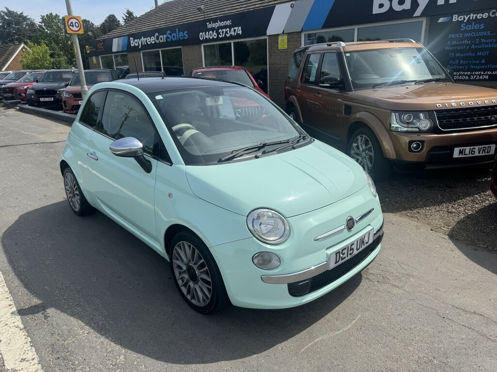 Fiat 500 Hatchback 1.2 500 1.2 69Hp Cult 2015 DE15UKJ Green #3