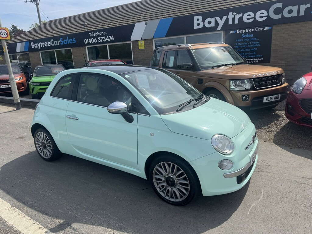 Fiat 500 Hatchback 1.2 500 1.2 69Hp Cult 2015 Green