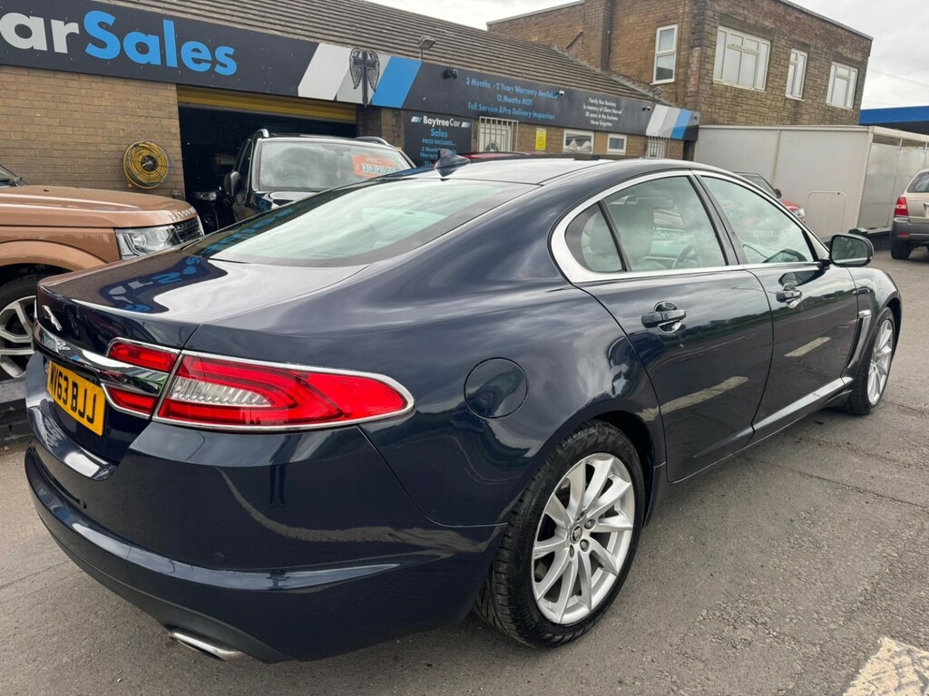Jaguar XF Saloon 3.0 D V6 Portfolio 2013 MV63BJJ Blue #6