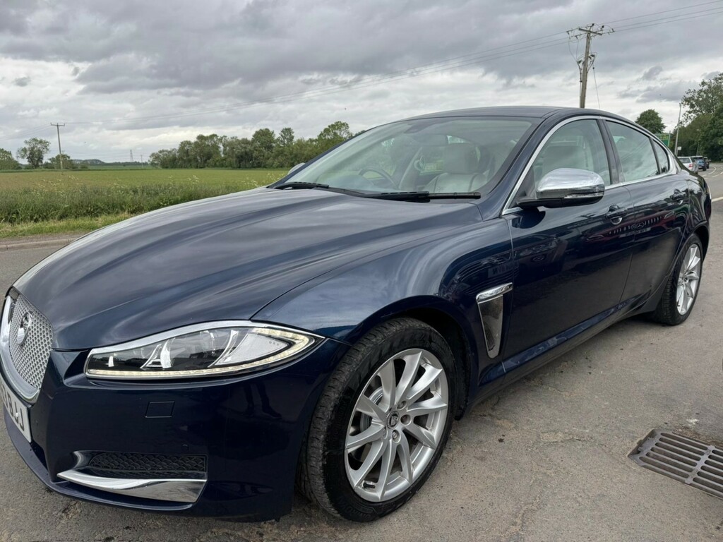 Jaguar XF Saloon 3.0 D V6 Portfolio 2013 MV63BJJ Blue #3
