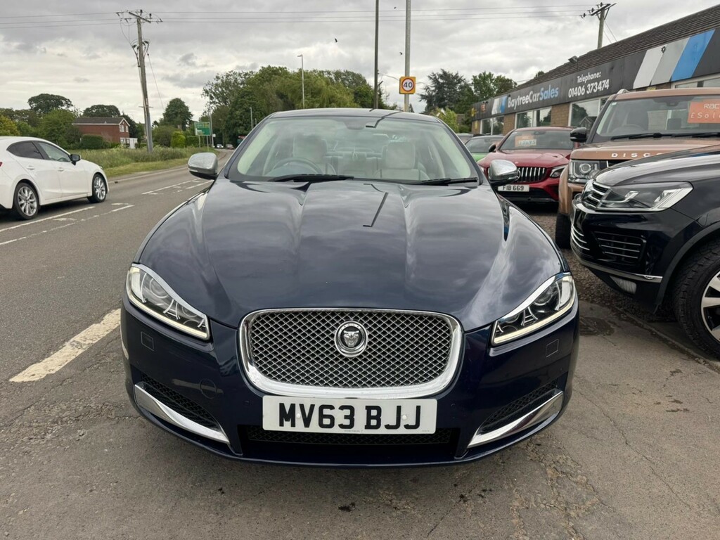 Jaguar XF Saloon 3.0 D V6 Portfolio 2013 MV63BJJ Blue #2