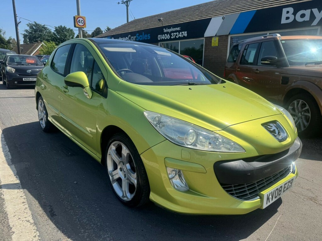 Peugeot 308 Hatchback 1.6 Thp Gt 2008 Yellow