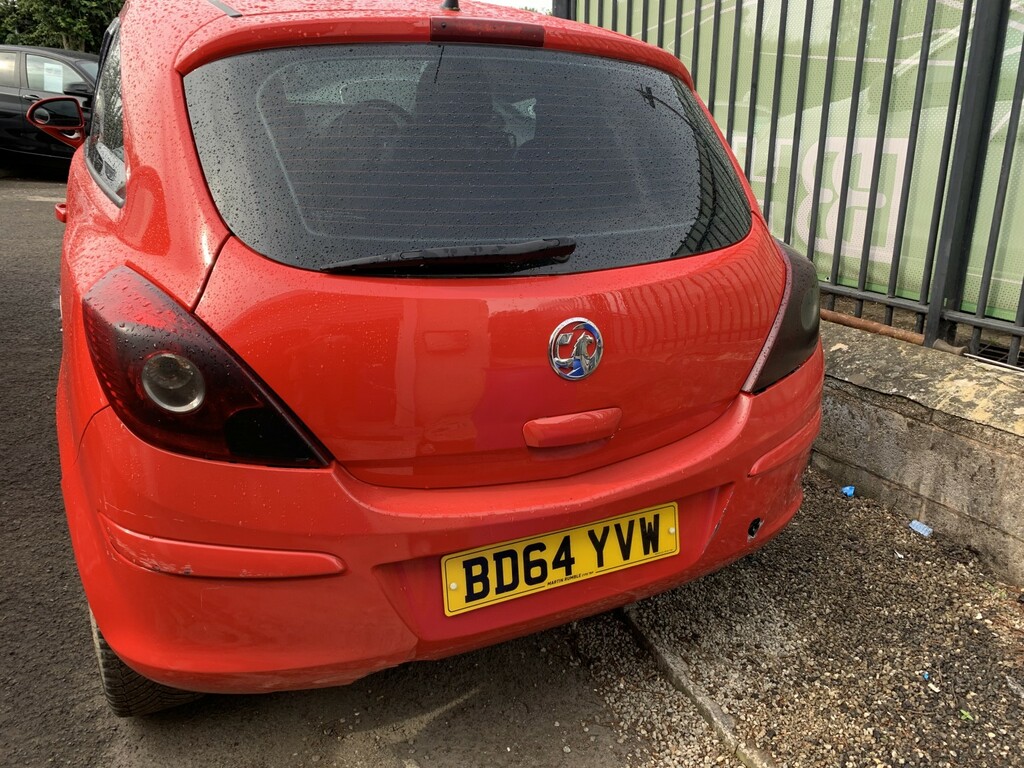 Vauxhall Corsa 1.2 16V Excite 201464 BD64YVW Red #6