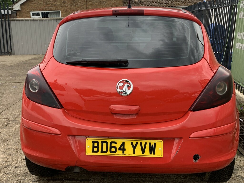 Vauxhall Corsa 1.2 16V Excite 201464 BD64YVW Red #4