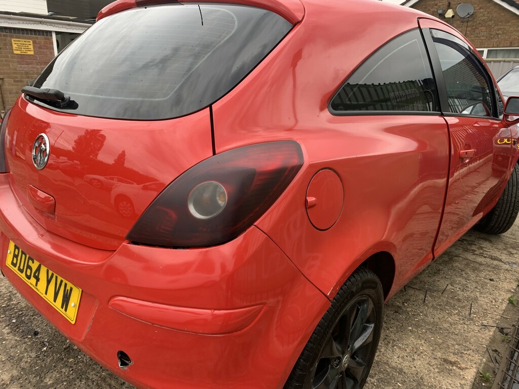 Vauxhall Corsa 1.2 16V Excite 201464 BD64YVW Red #2