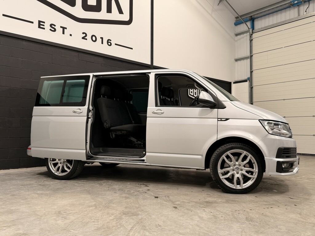 Volkswagen Transporter 2.0 Tdi T32 Bluemotion Tech Highline LJ18RXN Silver #5