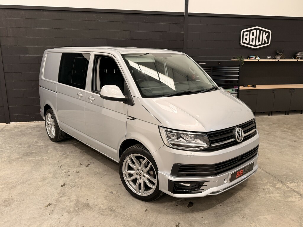 Volkswagen Transporter 2.0 Tdi T32 Bluemotion Tech Highline LJ18RXN Silver #3