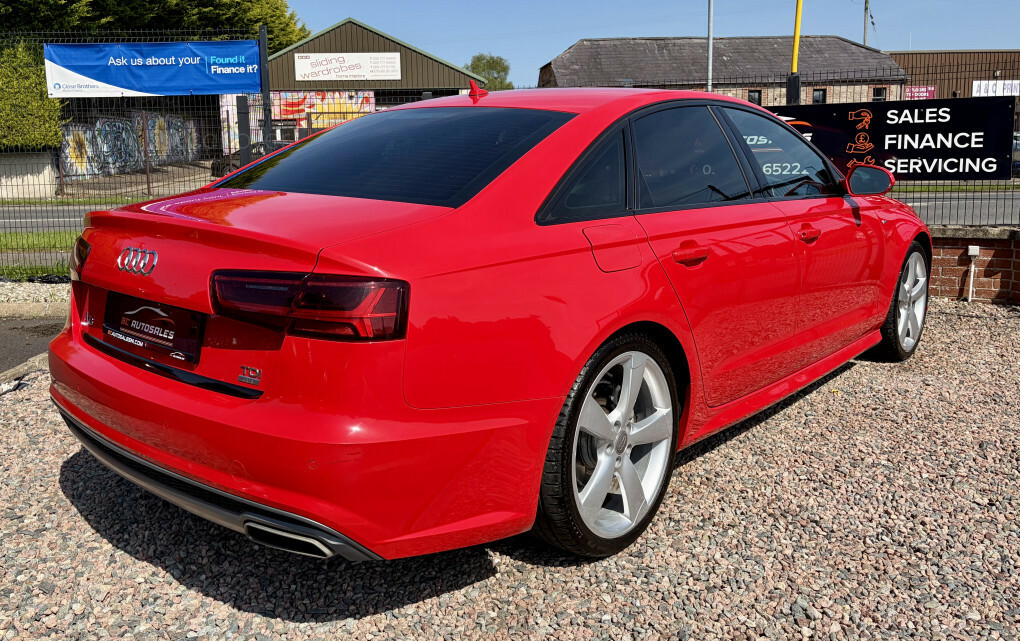 Audi A6 Tdi Ultra S Line MT18SXJ Red #4