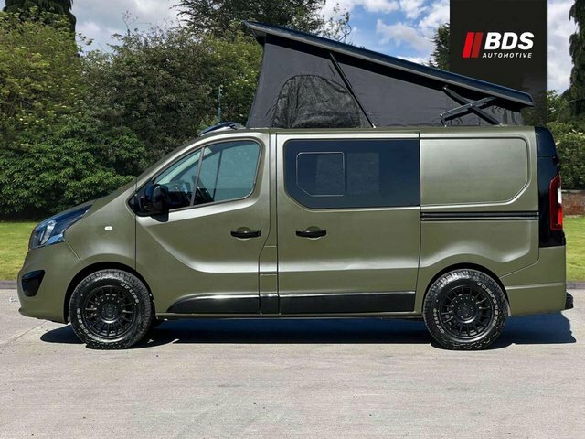 Vauxhall Vivaro Pop Top Fridgerock Roll Bed Kitchen ML18VKK Green #4