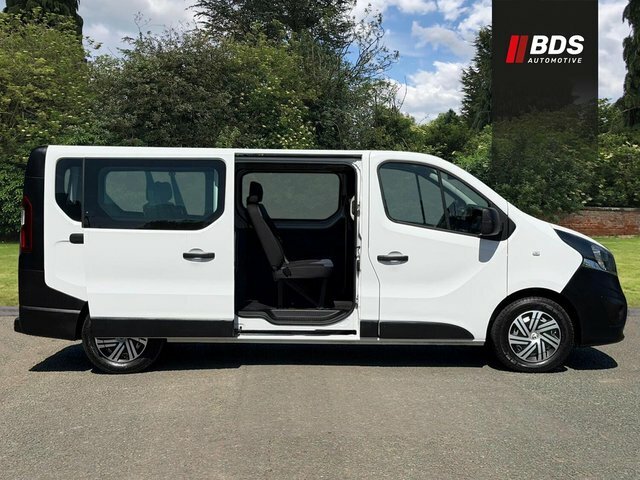 Vauxhall Vivaro 1.6 Cdti 2900 L2 H1 9 Seat DV15GNZ White #3