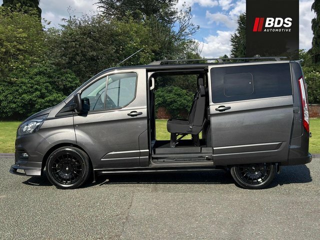 Ford Transit Custom 2.0 320 Ecoblue Limited Crew Van L1 H1 Euro 6 Ss M88HHX Grey #3