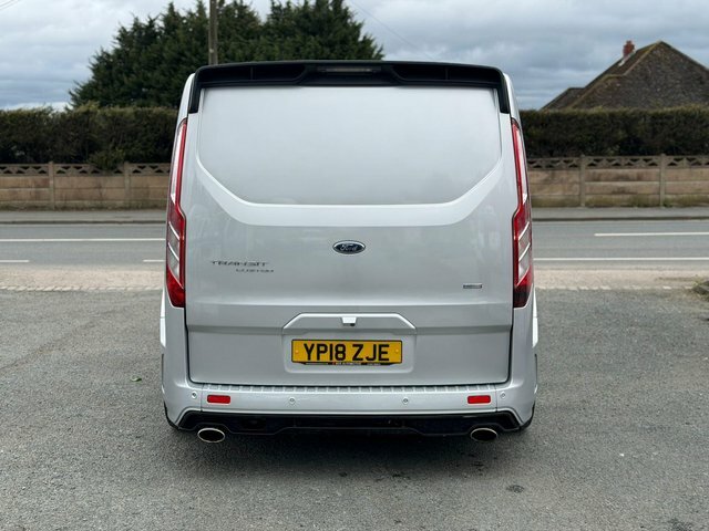 Ford Transit Custom 2.0 320 Msrt L1 H1 Euro 6 YP18ZJE Silver #4