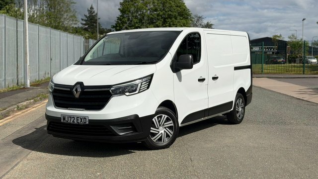 Renault Trafic 2.0 Dci Blue Sl28 Business Panel Van Ma MJ72EXD White #5