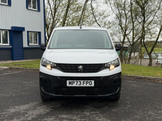 Peugeot Partner 1.5 Bluehdi 1000 Professional Premium Standard P MP73FPO White #2