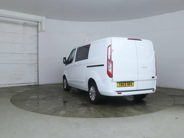 Ford Transit Custom 2.0 300 Ecoblue Limited Crew Van L1 H1 Euro 6 Ss YM69NRK White #5